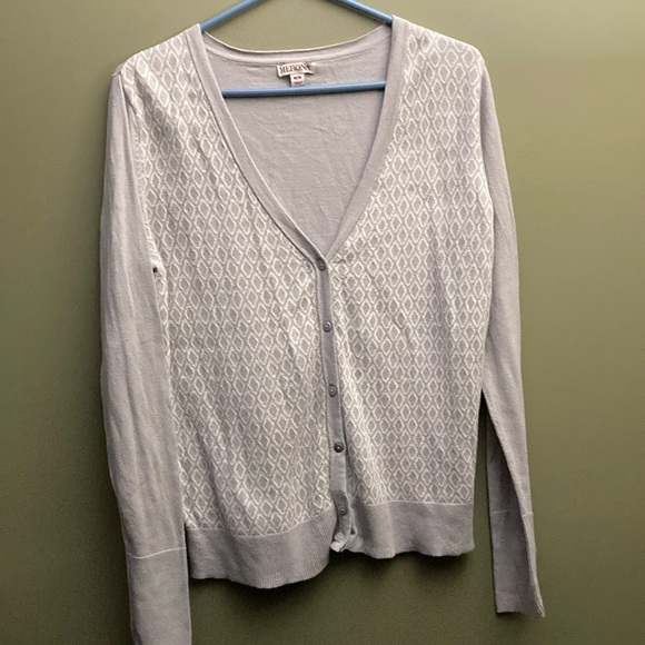 Merona Light Gray Sweater - Picture 1 of 5